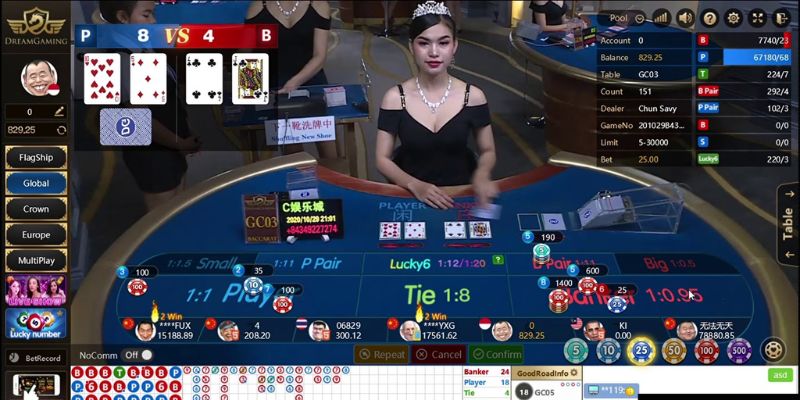 Chơi casino online Vin777 tại sảnh DG